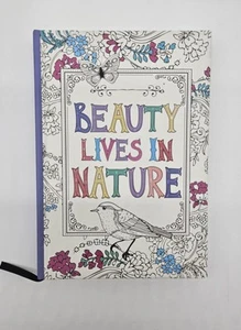 Coloring Journal Beauty Lives in Nature Hardcover NEW - Picture 1 of 3