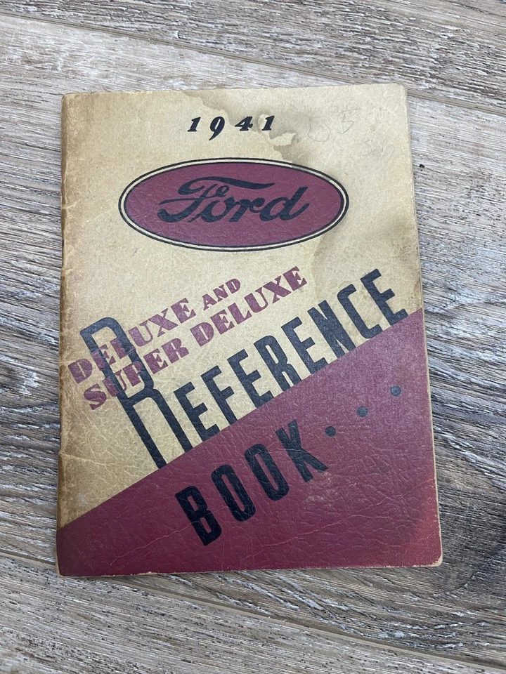 Ford Deluxe 1941 Super Deluxe manual del propietario libro de instrucciones Foto 1 de 4