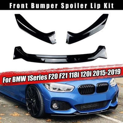 Комплект кромок спойлера переднего бампера для BMW 1 серии F20 F21 118i 120i 2015-2019 - Изображение 1 из 4