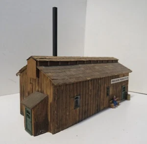 PRECISION PRODUCTS INC. BUILT. WOOD. WELL-WEATHERED. DETAILED. UNIQUE! HO - Picture 1 of 4