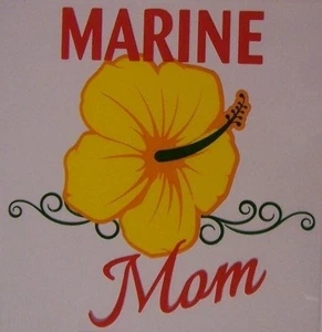 Window Bumper Sticker Military Marine Mom NEW Decal - Picture 1 of 1