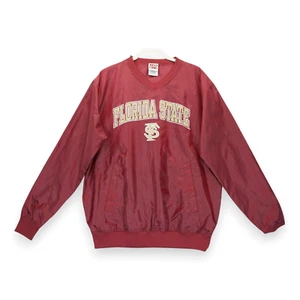 Vintage Red Oak Florida State University Seminoles Jacket Men's Pockets Small - Picture 1 of 4