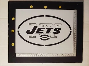 New York NY Jets 11" x 8.5" Custom Stencil FAST FREE SHIPPING - Picture 1 of 2