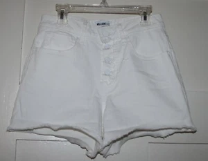 William Rast Women's Shorts Button Fly High Rise White Size 28 - Picture 1 of 5