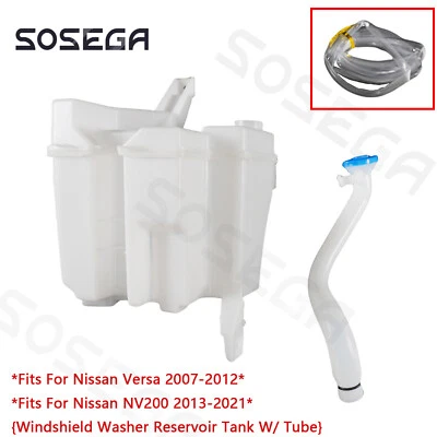 Para Nissan NV200 Versa 2013-2021 Reemplace Parabrisas Lavadora Depósito Tanque con Tubo Foto 1 de 4