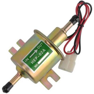 Bomba de combustible universal bomba de gasolina eléctrica diésel gasolina maquinaria de construcción 12V - Imagen 1 de 4