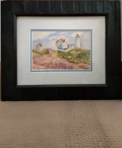 Beverly Jockers ""The Nubble"" Cape Kabeljau signiert Original Kunstwerk Druck mit COA - Bild 1 von 7