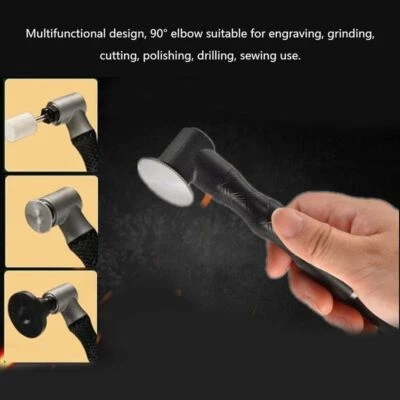 90 Degree Handpiece For Foredom Motor Anging Flexible Shaft Grinder Mill Grinder - Image 1 of 4