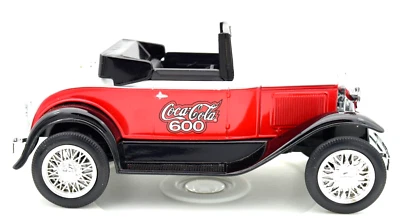 Liberty Classics 1993 Coca Cola 600 Roadster Model A car Coin Bank - Image 1 of 4