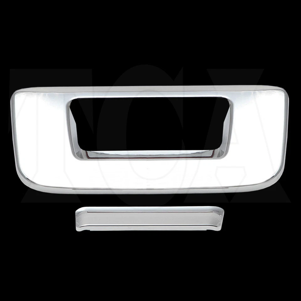 Cubierta de puerta trasera cromada sin cámara para CHEVY Silverado y GMC Sierra 07-10 11 12 13 Foto 1 de 1