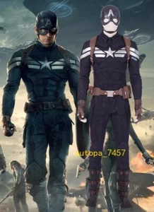 Disfraz Cosplay Capitán América Steve Rogers Alta Calidad Conjunto Regalos Halloween - Imagen 1 de 11
