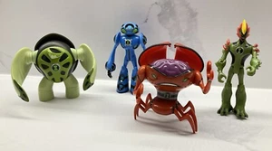 Ben 10 Figures X 4 Terraspin Brainstorm Aliens Etc Vgc Joblot Bundle Vgc - Picture 1 of 4