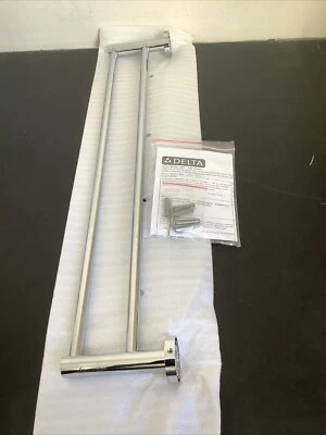 Delta 24” Double Towel Bar. Polished Chrome. IAO20128. T1 - Image 1 of 4