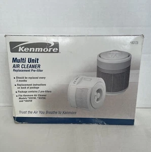 2 New Genuine Kenmore 83125 Multi Unit Air Cleaner Replacement Pre-filter - Picture 1 of 4
