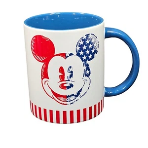 Disney Tazza Tazza Caffè American Legend Laugh Love Topolino Rosso Bianco Blu - Foto 1 di 11