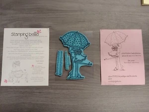 Stamping Bella EB239 Uptown Couple Emily And Ryan Under The Umbrella - Picture 1 of 2