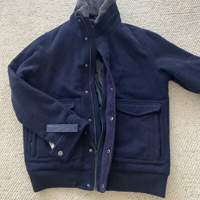 Chaqueta para hombre Joseph About Collection con cuello de oveja extraíble red grande Foto 1 de 4