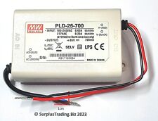 Mean Well PLD-25-700 CC LED Driver 25.2W 24-36V 0.7A