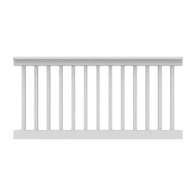 Vinyl Railing Level Kit T-Rail White (Actual Size: 91-3/4 L x 33-3/8 in. H) - Image 1 of 4