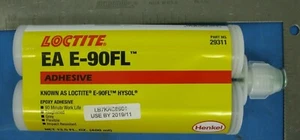 1 cartridge Henkel Loctite Hysol EA E-90FL Epoxy Adhesive Gray 400 mL Cartridge - Picture 1 of 6