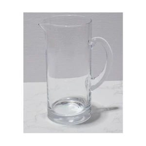 Handmade Glass Jug / Pitcher 1,2L Tall 22 cm - Picture 1 of 2