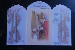 Confirmacion Confirmation Pop-Up Invitation, Girl, 12-Count Spanish - Picture 1 of 5