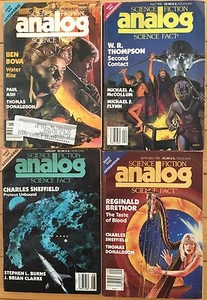 Analog Science Fiction & Science Fact Magazine, 1988 Lot Of 8 - Picture 1 of 4