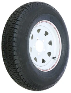 Raceline TreadStar AW1016 Tire 175/80-13 w/8 Spoke Wheel White - Picture 1 of 1