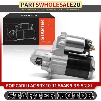 New Starter Motor for Cadillac SRX 10-11 Saab 9-3 9-5 2.8L 1.4KW/12V CW 12Teeth - Image 1 of 4