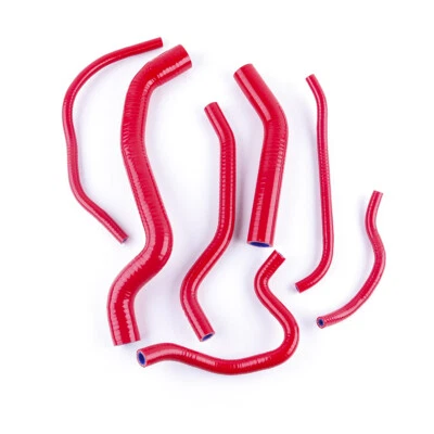  For 2006 2007 2008 2009 2010 Yamaha FZ1 FZ-1 Silicone Radiator Hose Kit Red  - Изображение 1 из 4