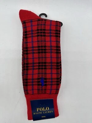 NUEVO PAR DE CALCETINES DE LANA POLO RALPH LAUREN PARA HOMBRE TALLA 6-12,5 HECHOS EN COREA $18 Foto 1 de 3