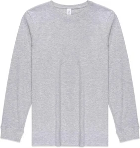 Milltex 4,3 Unzen Erwachsene Unisex leichtes Langarm Deluxe T-Shirt Rohlinge Stil 901 - Bild 1 von 1