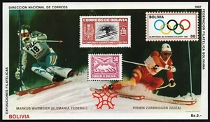Bolivia 1987 - Mié-No. Bloque 167** - MNH - Olympia Calgary - Imagen 1 de 1