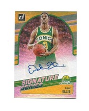 2020-21 Donruss Basketball Signature Series Auto SG-Del Dale Ellis