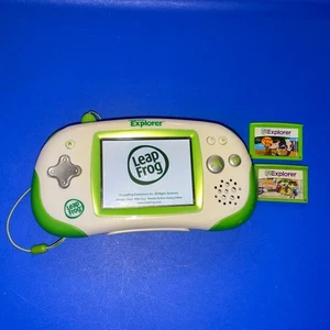 Leapfrog Leapster Explorer Learning Handheld System Games & Pen TESTED Leap Frog - Picture 1 of 24