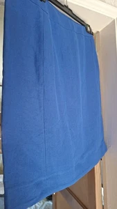 Violeta Mango Royal Blue Linen Viscose Wrapover Skirt Size 18 BNWT - Picture 1 of 16
