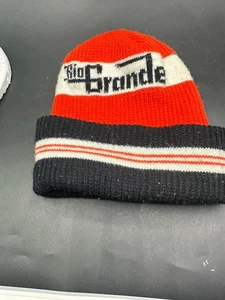 Vintage Rio Grande Railroad Knit Cap Beanie Toque.                          KP - Picture 1 of 5