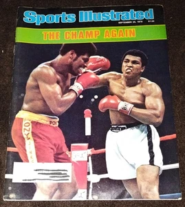 Sports Illustrated "The Champ Again" Sept 25, 1978 Muhammad Ali Defeats Spinks - Picture 1 of 2