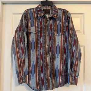 The Rio Best Western Button Down Hemd Gr. M Aztekenmuster - Bild 1 von 6