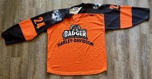 USHL Madison Capitols Hockey Jersey Badger Madison WI Harley Davidson Adult XL - Picture 1 of 8