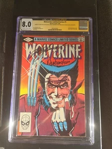 Wolverine Lmtd. Series #1 CGC 8.0 SS 3x Signed MILLER RUBENSTEIN CLAREMONT - Picture 1 of 3