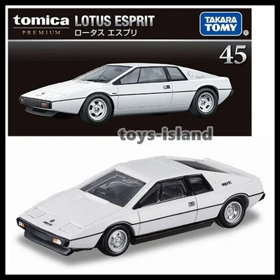 TOMICA PREMIUM 45 LOTUS ESPRIT 1/61 TOMY Diecast New 2025 Oct New Model White - Image 1 of 4