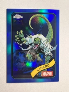 2025 Topps Chrome Marvel Lizard Blue /299 - Picture 1 of 2