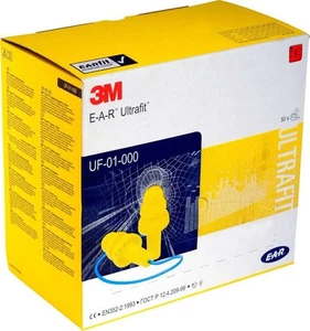 3M EAR Ultrafit Gehörschutz – 50 Paar in Verteilerbox, wiederverwendbar - Bild 1 von 2