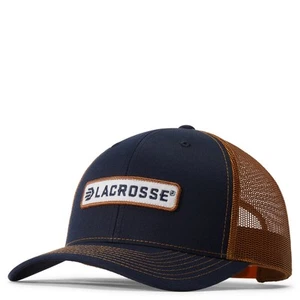 LaCrosse Men's Embroidered Trucker Cap Navy - 918591 - Picture 1 of 2