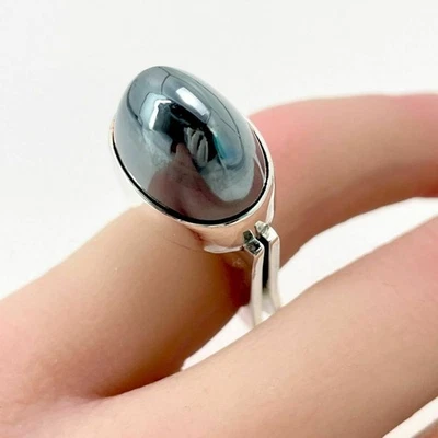 Anel Georg Jensen A89 hematita prata 925 - Imagem 1 de 4