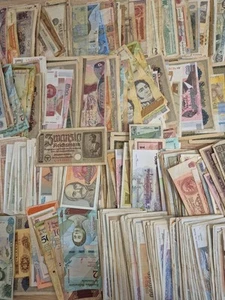 1000 PCS HISTORIC BANKNOTES FROM WORLDWIDE...DEALER LOT,COLLECTION N:3 - Picture 1 of 5