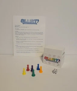 1984 Blurt! The Webster's Game Of Word Racing! Cards, Pieces, Instructions - Picture 1 of 3