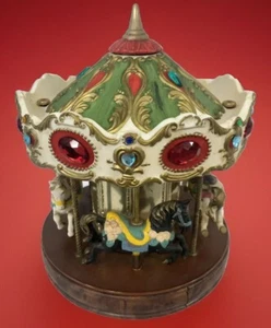 WACO Melody N Motion CAROUSEL Porcelain Bisque MUSICAL Over TheWaves  Parts Only - Picture 1 of 13