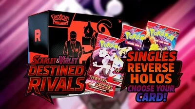 Destined Rivals 2025 Pokémon TCG Singles – Reverse Holos – Choose Your Card! NM - Image 1 of 2